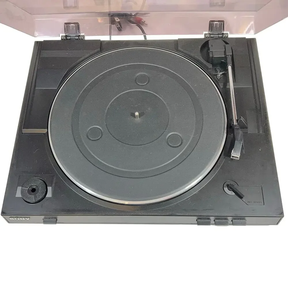 Sony Stereo Turntable System Record Player PS-LX300USB Tested Working
